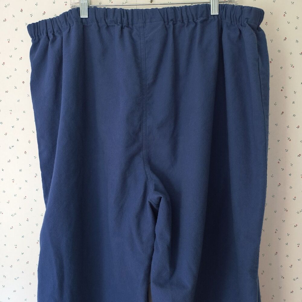 Vermont Country Store Pajama Set Mens 3X Blue Portuguese Cotton Flannel Cozy PJs - Picture 14 of 16